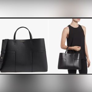 Tory Burch Block-T Leather Tote